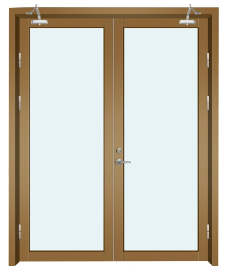 fire resistant Glass door