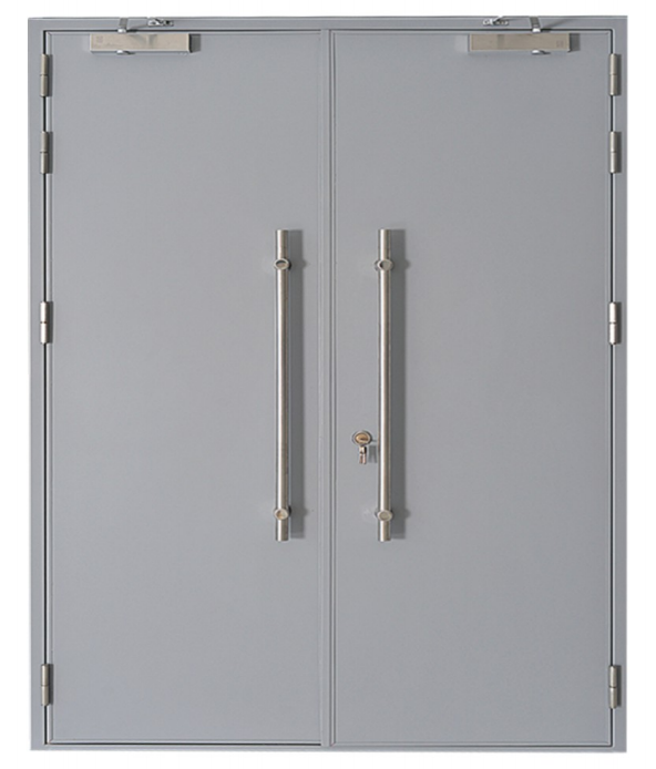 double leaf fire door
